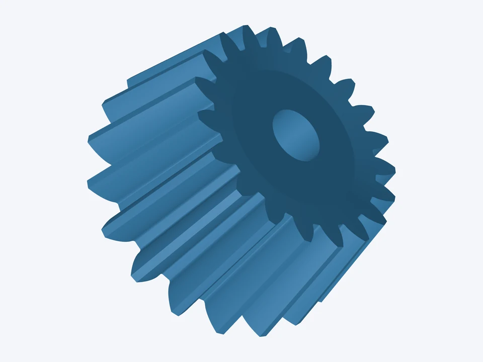 20-tooth pinion