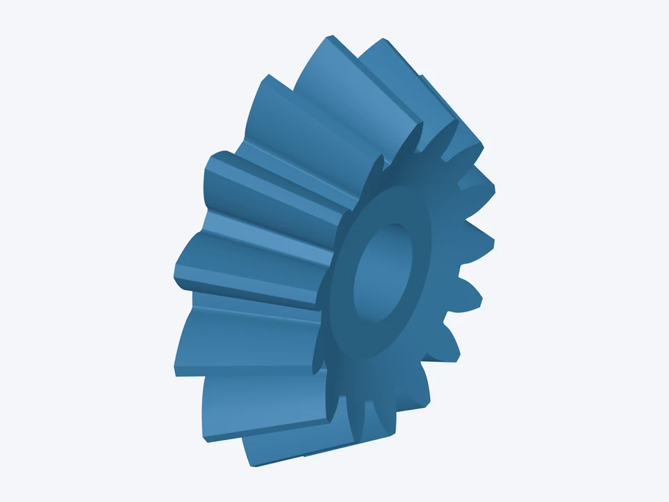15-tooth pinion