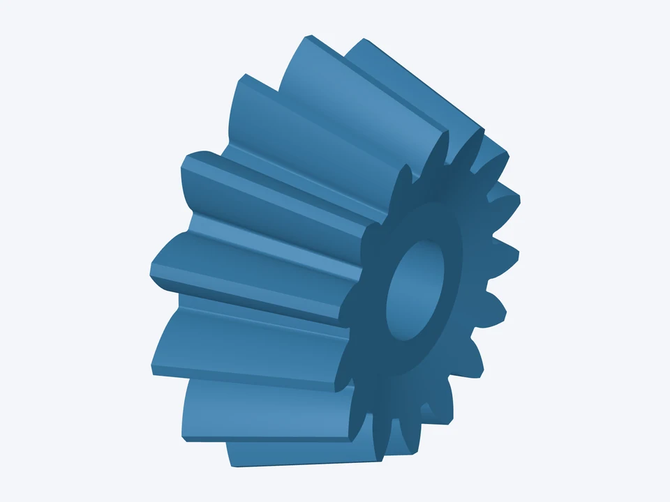 15-tooth pinion