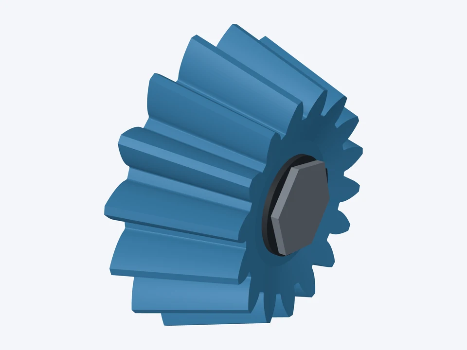 16-tooth pinion