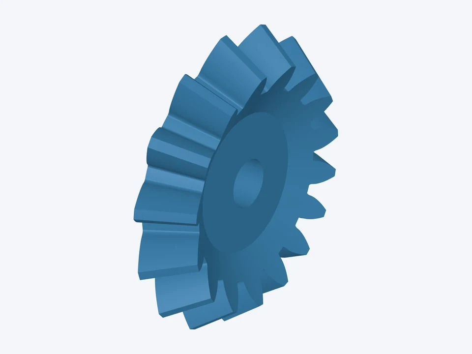 16-tooth pinion