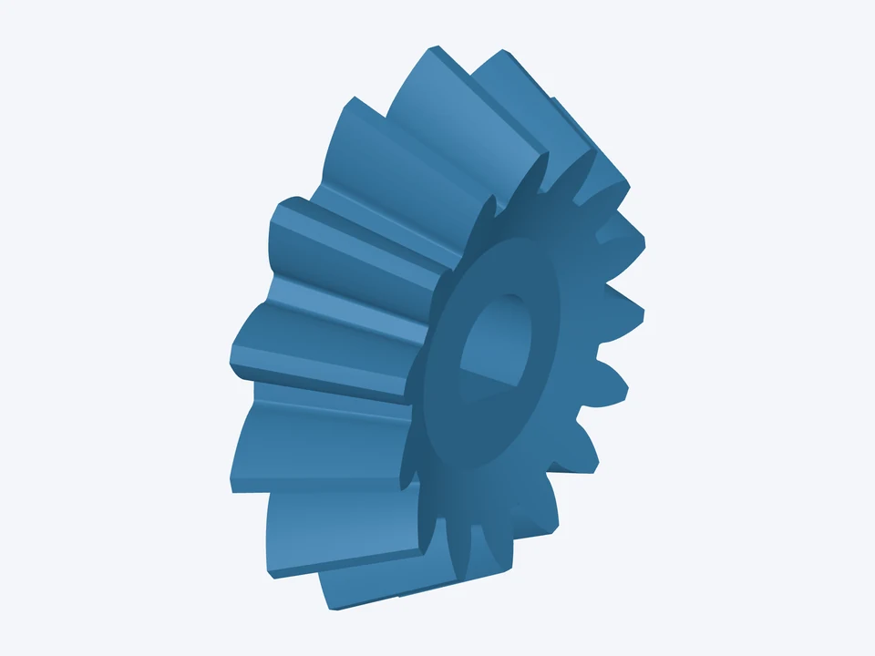 15-tooth pinion
