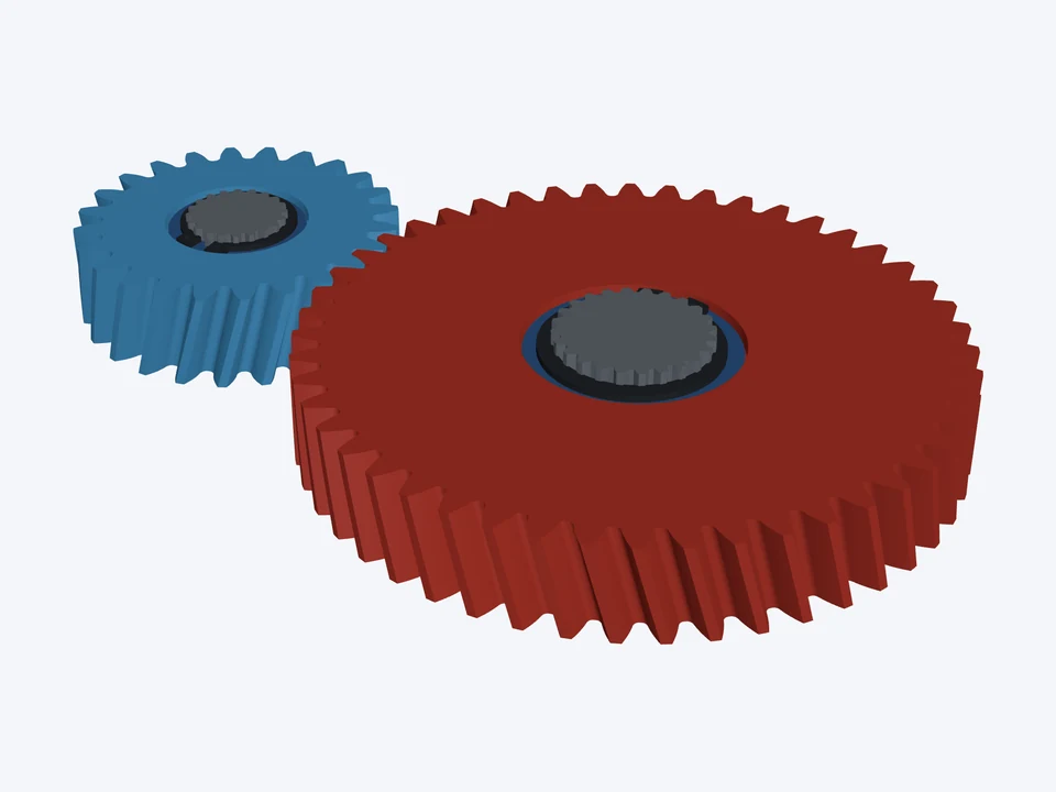 24T : 48T · helical on ISO 4156 splines: both parts in 3D