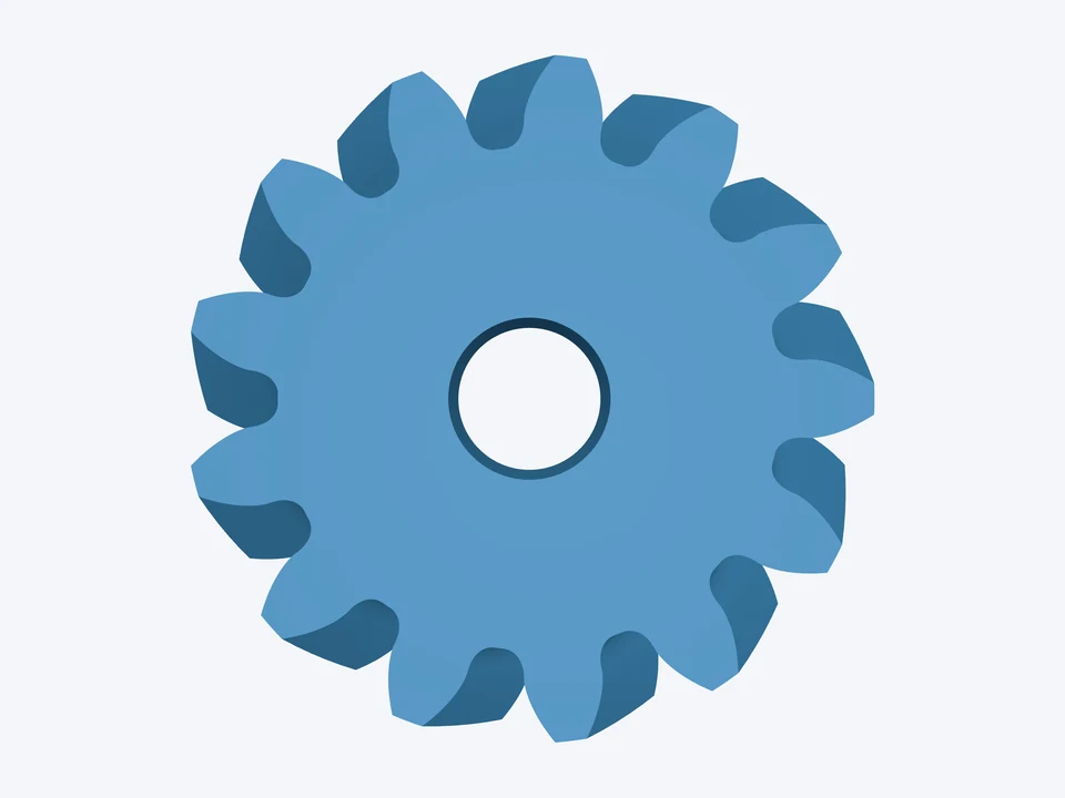 13-tooth gear