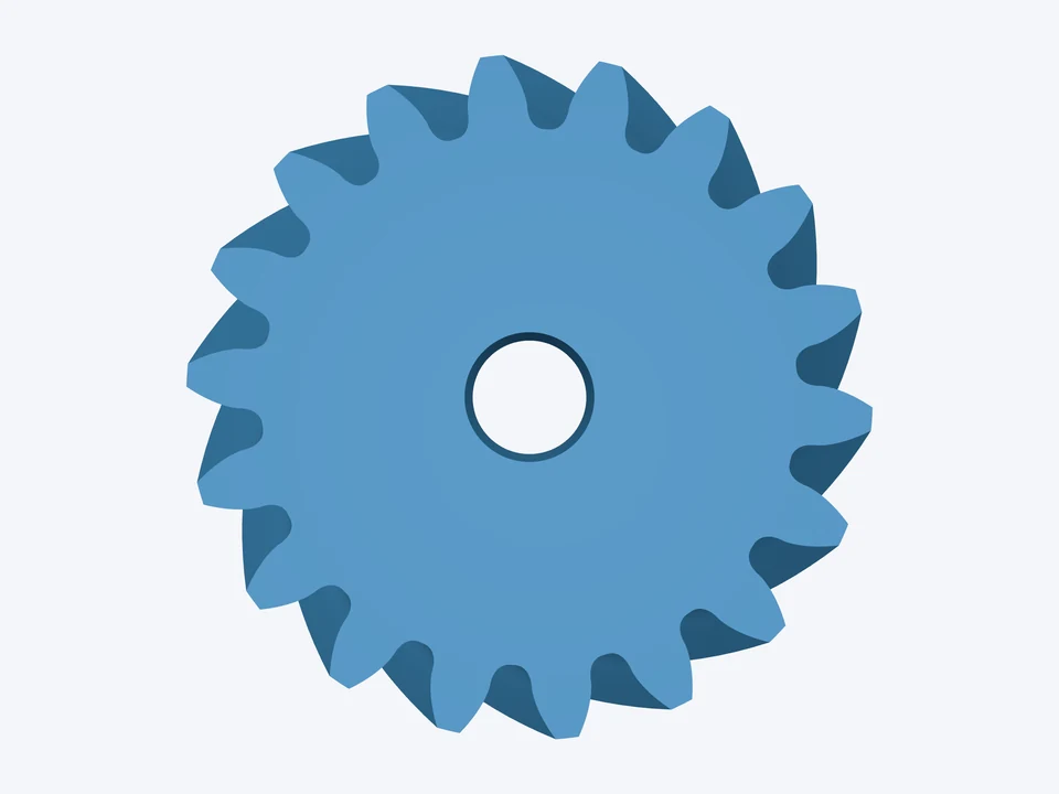 18-tooth gear