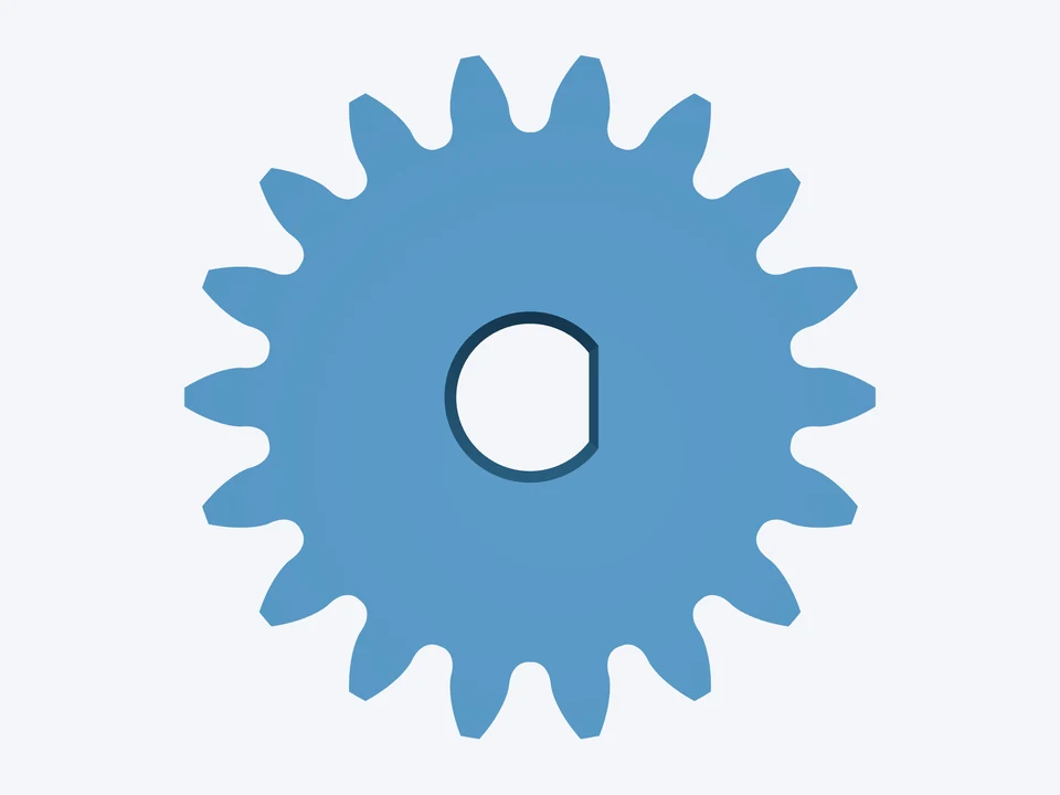 18-tooth gear