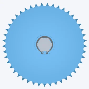 45-tooth sprocket