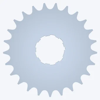 25-tooth sprocket