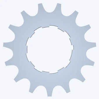 15-tooth sprocket