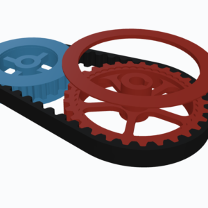 FreeCAD Timing Pulley Generator — 2D and 3D pulley design
